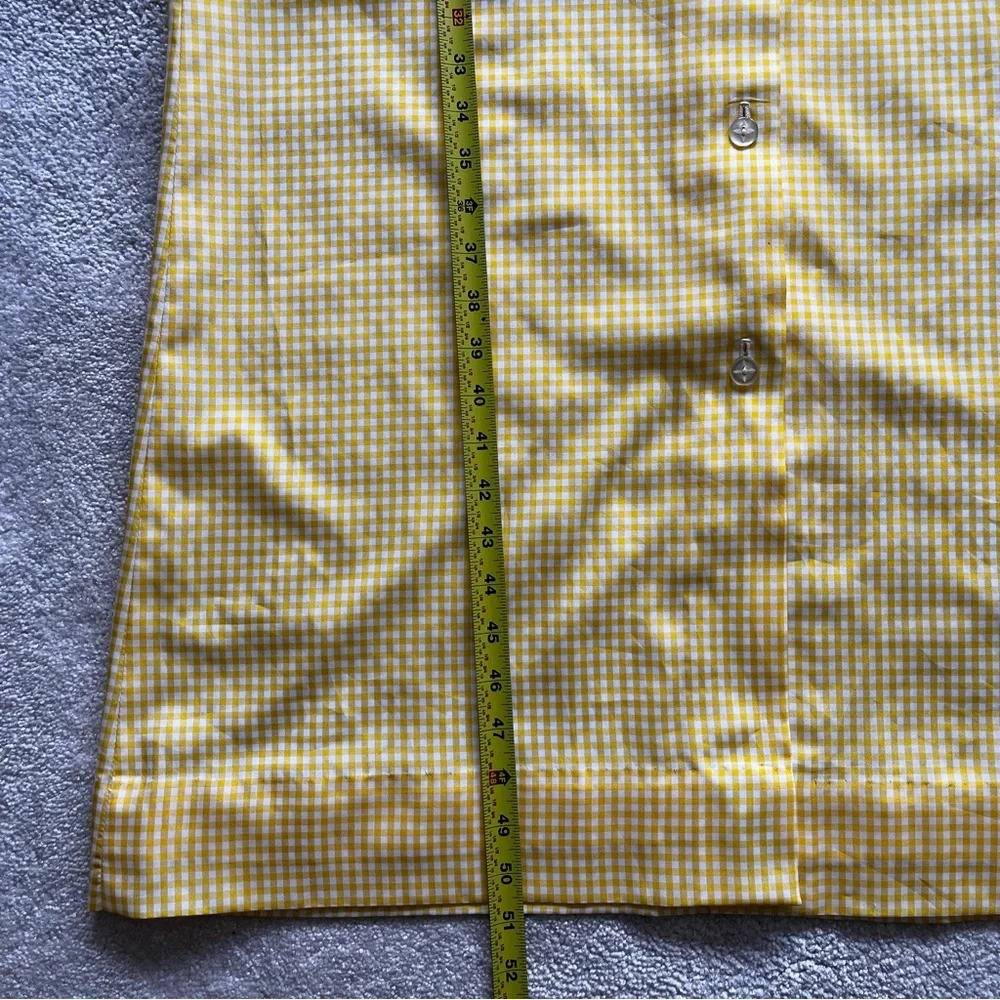 STELLA FAGIN GINGHAM PRINT BUTTON DOWN DRESS LIGHTWEIGHT COTTAGECORE PRAIRIE - Picture 9 of 10